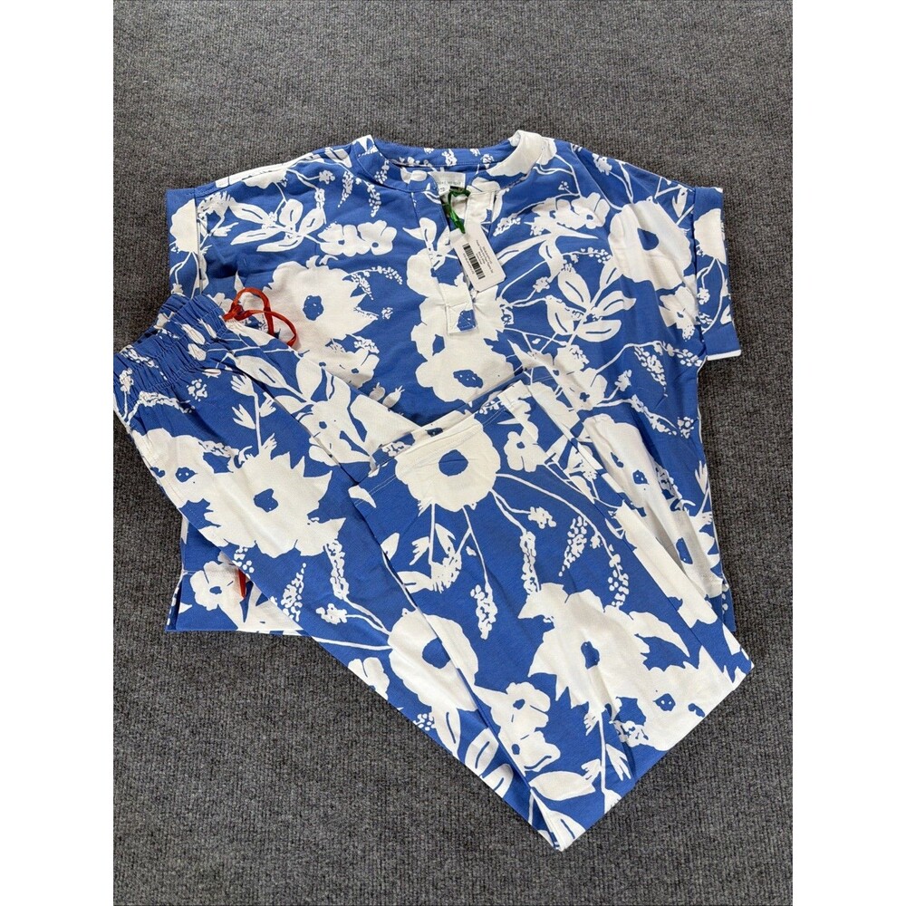 Jaye’s Studio Blue Floral Pajama Set - XS - New With Tags
